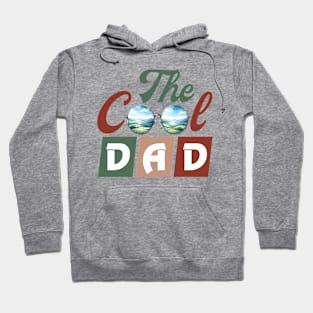 Cool Dad Retro fathers day gift for husband dad Hoodie